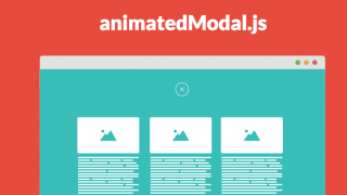 モーダルをフルスクリーンで表示させるjQueryプラグイン「animatedModal.js」